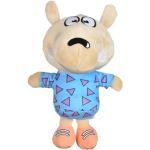 Nickelodeon Rocko's Modern Life Rocko Figure Plush Dog Toy - 9 Inch Grey, Blue and Purple Squeaky Dog Toy for All Dogs - Nickelodeon Medium Toys for Dogs, Squeak Dog Toy