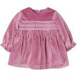 Rosa Gepunktete Langärmelige Mayoral Kinderlangarmkleider mit Reißverschluss aus Baumwolle für Mädchen Größe 56 für den für den Winter 