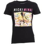 Schwarze Kurzärmelige Eleven Paris Nicki Minaj Rundhals-Ausschnitt T-Shirts aus Baumwolle für Herren 