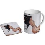 Nicki Minaj Bed Keramik-Kaffeetasse + Untersetzer Geschenkset
