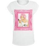 Nicki Minaj T-Shirt - Pink Baroque Frame - S bis XXL - für Damen - Größe XL - weiß - Lizenziertes Merchandise