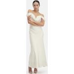 Reduzierte Weiße Elegante Nicowa Festliche Kleider aus Satin für Damen Größe XS 