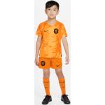 Orange Atmungsaktive Nike Niederlande Trikots mit Ländermotiv für Kinder zum Fußballspielen - Heim 2022/23 