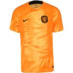 Orange Atmungsaktive Nike Performance Niederlande Trikots mit Ländermotiv für Herren zum Fußballspielen - Heim 