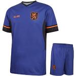 Niederlande Trikot Set Auswartz - 2022-2024 - Kinder und Erwachsene - Jungen - Fußball Trikot - Fussball Geschenke - Sport t Shirt - Sportbekleidung - Größe S