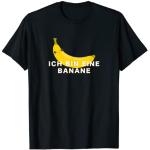 Schwarze Motiv Bananenkostüme für Herren Größe S 
