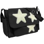 Reduzierte Sterne Y2K Damentaschen mit Knopf aus Cord 