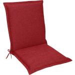 Reduzierte Rote Unifarbene Sesselauflagen Niedriglehner 
