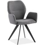 Reduzierte Anthrazitfarbene Moderne Niehoff Designer Stühle pulverbeschichtet aus Teakholz Outdoor Breite 50-100cm, Höhe 50-100cm, Tiefe 50-100cm 