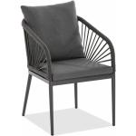 Reduzierte Anthrazitfarbene Moderne Niehoff Designer Stühle aus Aluminium 