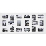 Weiße Rechteckige Collage Bilderrahmen & Galerierahmen aus Metall 10x15 