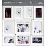 Weiße Barocke Nielsen Design Fotowände & Bilderrahmen Sets mit Ornament-Motiv aus Kunststoff 10x15 