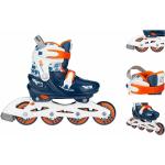 Nijdam inline-Skates Traffic Racer 82A blau/orange Größe 29-32