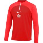 Rote Langärmelige Nike 1. FC Kaiserslautern Herrensportbekleidung & Herrensportmode zum Fußballspielen 