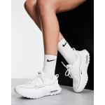 Reduzierte Weiße Nike Lederschuhe & Kunstlederschuhe mit Schnürsenkel aus Leder für Damen Größe 36,5 