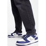 Marineblaue Nike Low Sneaker mit Schnürsenkel aus Leder leicht für Herren Größe 41 