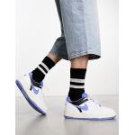 Reduzierte Blaue Nike Low Sneaker mit Schnürsenkel aus Leder für Herren Größe 39 