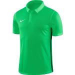 Grüne Nike Academy Herrenpoloshirts & Herrenpolohemden mit Galonstreifen aus Mesh Größe S 