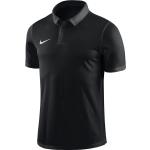 Schwarze Nike Academy Herrenpoloshirts & Herrenpolohemden mit Galonstreifen aus Mesh Größe S 