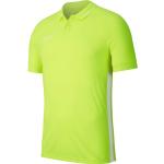 Gelbe Nike Academy Herrenpoloshirts & Herrenpolohemden aus Mesh Größe M 