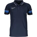 Blaue Nike Academy Kinderpoloshirts & Kinderpolohemden 