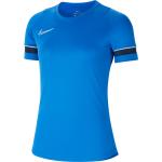 Blaue Nike Academy T-Shirts für Damen Größe XS 