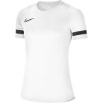 Weiße Nike Academy T-Shirts für Damen Größe M 