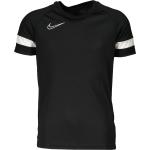 Schwarze Kurzärmelige Nike Academy Kinder T-Shirts aus Polyester Größe 158 für den für den Sommer 
