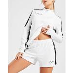 Weiße Nike Academy Damenshorts aus Polyester Größe L 