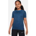 Blaue Nike Academy Kinder T-Shirts Größe 170 