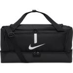 Schwarze Nike Academy Herrensporttaschen mit Reißverschluss medium 