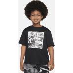 Nike ACG Graphic Performance nachhaltiges Dri-FIT-T-Shirt mit UV-Schutz für jüngere Kinder - Schwarz