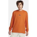 Reduzierte Orange Vintage Langärmelige Nike ACG T-Shirts aus Jersey für Herren Größe S 