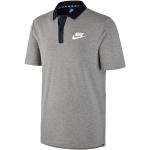 Graue Nike Herrenpoloshirts & Herrenpolohemden aus Baumwolle Größe S für den für den Frühling 
