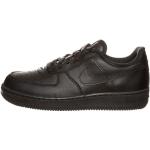 Schwarze Nike Air Force 1 Schuhe aus Glattleder stoßdämpfend Größe 36 