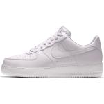 Weiße Nike Air Force 1 Low Sneaker aus Veloursleder für Damen Größe 45 