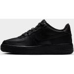 Schwarze Nike Air Force 1 Low Sneaker aus Leder für Kinder Größe 40 