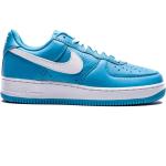 Blaue Nike Air Force 1 Low Sneaker aus Leder für Herren 