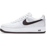 Reduzierte Weiße Elegante Nike Air Force 1 Low Sneaker aus Leder für Herren Größe 39 