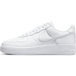 Weiße Nike Air Force 1 Low Sneaker aus Leder für Herren Größe 48,5 