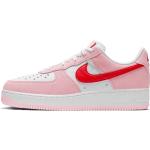 Reduzierte Rosa Nike Air Force 1 Low Sneaker für Herren Größe 44 zum Valentinstag 