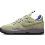 Grüne Bestickte Nike Air Force 1 Outdoor Schuhe mit Schnürsenkel aus Veloursleder leicht für Damen Größe 44 