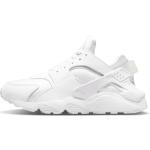 Reduzierte Weiße Nike Air Huarache Sneaker mit Strass mit Strass aus Leder atmungsaktiv für Damen Größe 35,5 