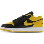 Gelbe Nike Air Jordan 1 Michael Jordan Basketballschuhe für Kinder Größe 38,5 