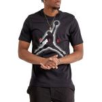 Reduzierte Schwarze Nike Air Jordan Retro Rundhals-Ausschnitt T-Shirts für Herren für den für den Sommer 
