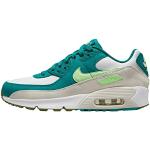 Nike Air Max 90 LTR GS Trainers CD6864 Sneakers Schuhe (UK 5.5 us 6Y EU 38.5, White Barely Volt 124)