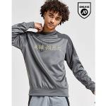 Graue Langärmelige Nike Air Max Herrensweatshirts aus Polyester Größe XS 