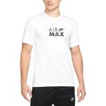 Reduzierte Weiße Nike Air Max Classic Rundhals-Ausschnitt T-Shirts für Herren für den für den Sommer 