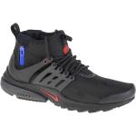 Schwarze Nike Air Presto High Top Sneaker & Sneaker Boots aus Stoff für Herren 