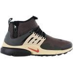 Braune Nike Air Presto High Top Sneaker & Sneaker Boots mit Reißverschluss aus Mesh für Herren 